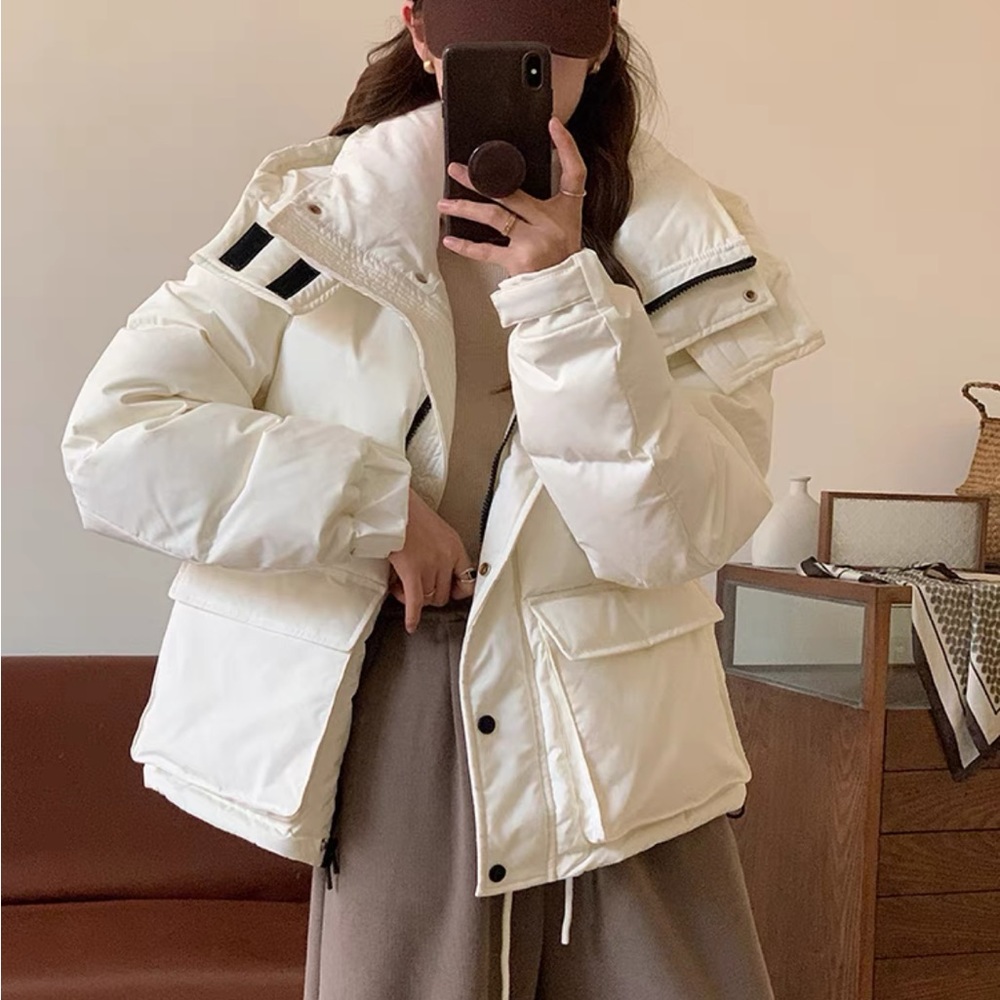 Puffy goose down jacket / super warm ✨